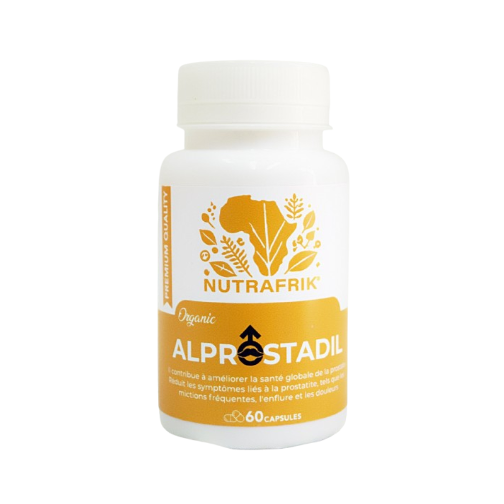 Alprostadil de Nutrafrik : complément pour traitement miracle prostate et confort urinaire masculin