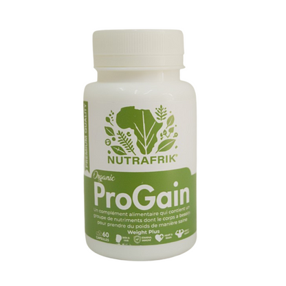 Packaging complément prise de poids ProGain de Nutrafrik