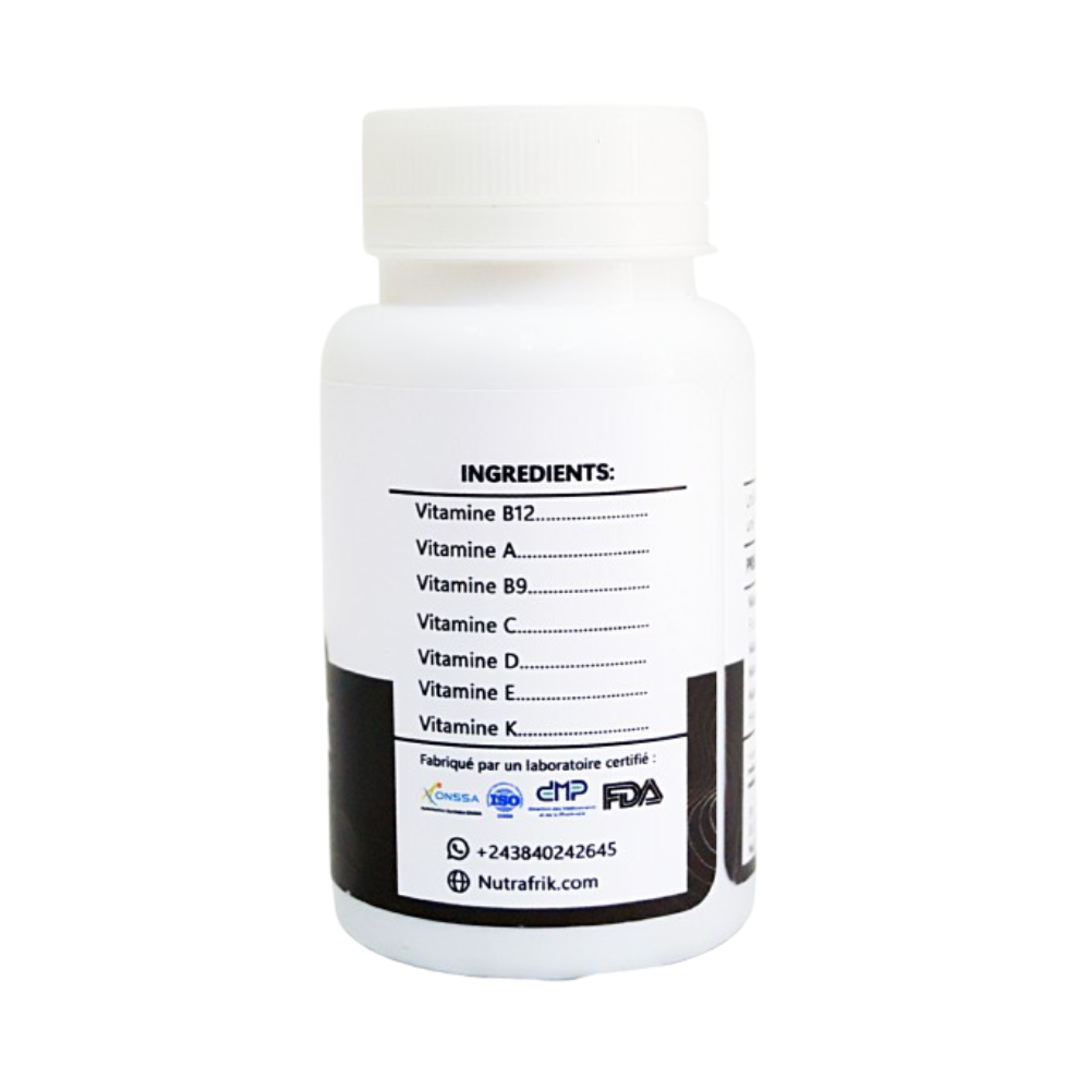 Flacon de Shilamax Nutrafrik – complément à base de shilajit pur de l’Himalaya
