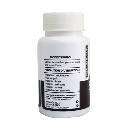 Flacon de Shilamax Nutrafrik – complément à base de shilajit pur de l’Himalaya